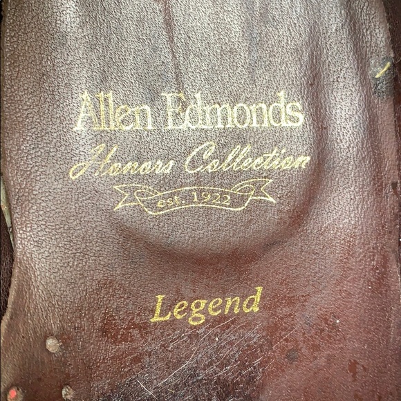 Allen Edmonds Black Leather Oxford Shoes - Picture 3 of 6